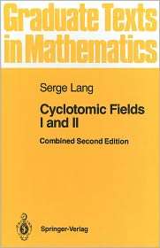 Cyclotomic Fields I Ii, Vol. 121, (0387966714), Serge Lang, Textbooks 