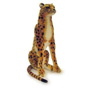  World Safari Plush Sitting Cheetah w/ Sound Toys & Games
