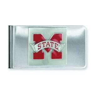  Mississippi State University Stainless Steel Money Clip 