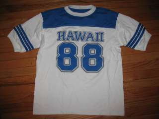 Vintage 80s HAWAII 1988 JERSEY t shirt surf pearl jam  