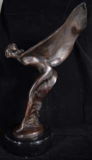 Rolls Royce Car Bronze Figurine Charles Skyes Spirit  