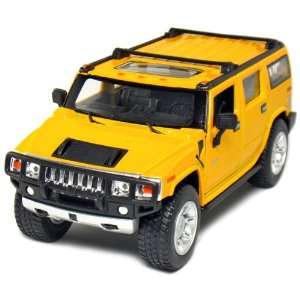    6½ 2008 Hummer H2 SUV 132 Scale (Black/Red/Yellow) Toys & Games