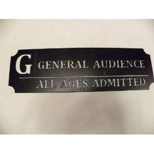  General Audience Movie Ticket Home Movie Theater Decor 