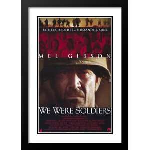  We Were Soldiers 20x26 Framed and Double Matted Movie 