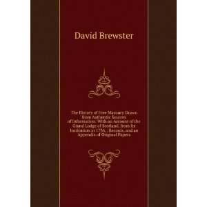   Records, and an Appendix of Original Papers David Brewster Books
