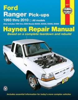   Ford Ranger Pickups 1993 2010 All Models by Max 