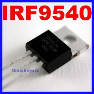 10 x IRF9540 IR Power MOSFET P Channel 23A 100V  