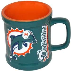  Miami Dolphins Sculpted Logo Coffee Mug