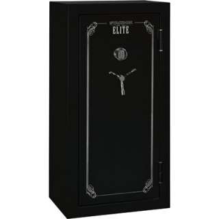 Stack On 24 Gun Fire Resistant Safe Black Electronic Lock E 24 MB E DS 