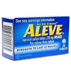  Aleve  Pain Reliever, 24 tablets
