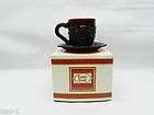 1975 1990 Avon Cape Cod Ruby Red Cup & Saucer MINT IN O