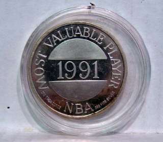 1991 Michael Jordan 1 oz .999 Silver Coin Euromint  