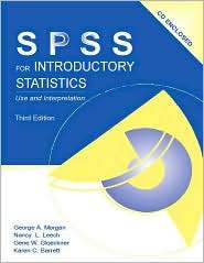 SPSS for Introductory Statistics Use and Interpretation, (0805860274 