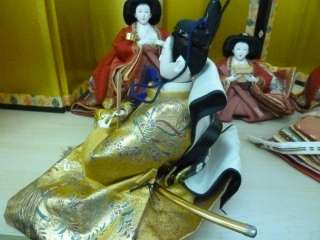 Japanese hina doll Emperor & Empress with ladies #5 ～How cute 