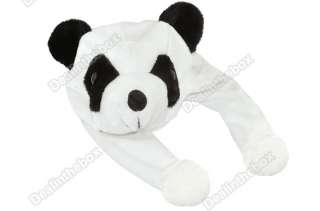 Cute Cartoon Animal Panda Fluffy Plush Beanie Hat Cap  
