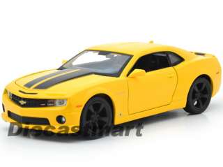   24 2010 CHEVROLET CAMARO SS RS NEW DIECAST MODEL CAR BUMBLE BEE YELLOW