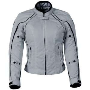 Fieldsheer Roma Womens Waterproof Reflective Motorcycle Jacket (Black 