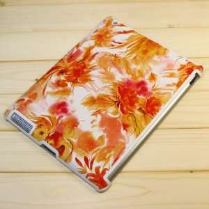 Orange Watercolor Plastic Case / Cover / Skin / Shell for Apple iPad 