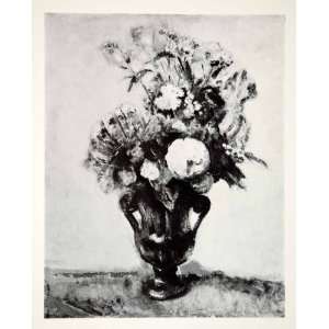  1937 Print Flowers Art Adolphe Borie Still Life Vase 