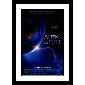  Aliens of the Deep 20x26 Framed and Double Matted Movie 