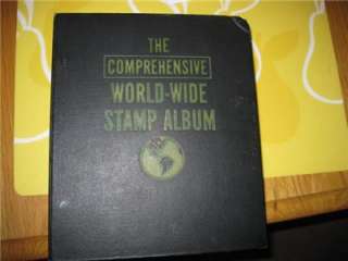 Vintage Minkus Comprehensive Postage Stamp Album & Stamps  