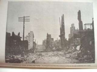     San Francisco Horror 1901 Earthquake S Fransisco California  
