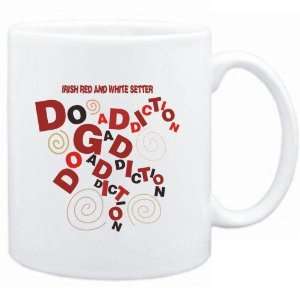  Mug White  Irish Red and White Setter DOG ADDICTION 