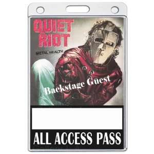  Quiet Riot All Access Laminated Pass 