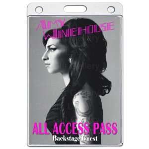    Amy Winehouse All Access Laminated Pass V.I.P. 