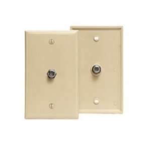   TELCOM 8078100T WALLPLATE SINGLE GANG STANDARD SIZE COF LIGHT ALMO