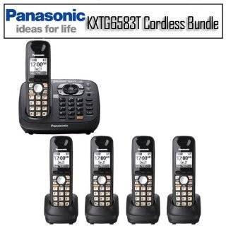 Panasonic KX TG6583T DECT 6.0 PLUS Link to Cell Bluetooth Convergence 