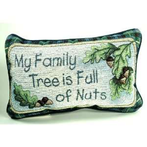  Word Pillow My Family Tree Is Full of Nuts Everything 