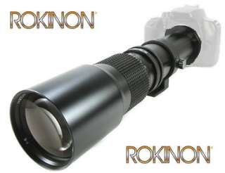 ROKINON 500mm f/8.0 Telephoto Lens FOR NIKON D3S D3X D40 D40X D60 D70 