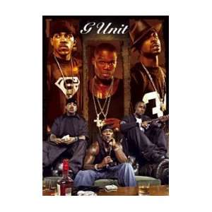  G UNIT Montage with 50 Cent Music Poster