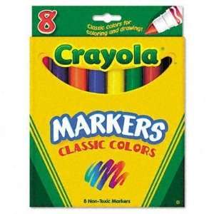  Non Washable Markers Broad Point Classic Colors Case Pack 
