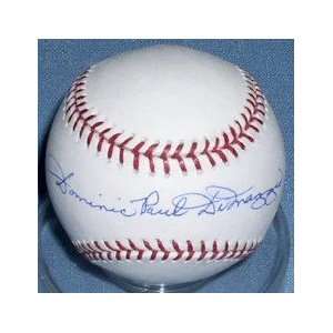  Dominic DiMaggio Signed/Autographed Baseball Sports 