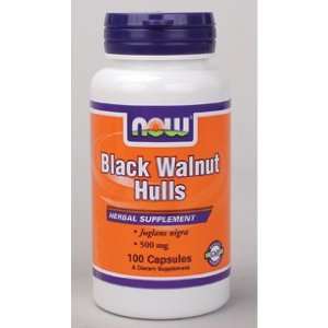  NOW Foods   Black Walnut Hulls 500 mg 100 caps Health 
