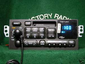 NEW Gm Chevy MONSOON Tape Radio  AUX Ipod SAT input 