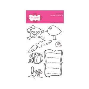  Pink Paislee LOVE STRUCK Clear Stamp **CLEARANCE** Arts 