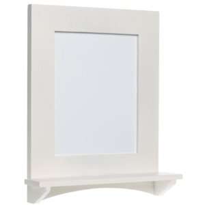   Shaker Wall Frame with 2 Ledge 8 X 10, White