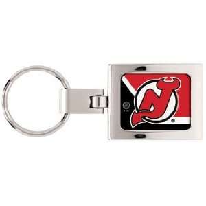 New Jersey Devils Domed Metal Keychain