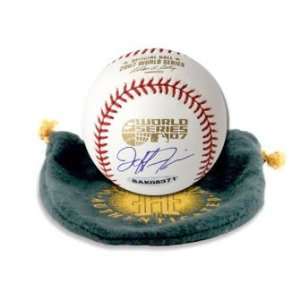  Jeff Francis Signed World Series Baseball UDA Sports 