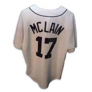 Denny McLain Detroit Tigers Autographed White Jersey with 31 6 1968 