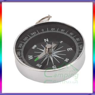 Stainless Steel and Titanium Metal Pendant Watch Compass  