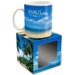    Hawaii Coffee Mugs 4 Pack Maui Wailea Beach