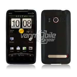  BLACK 1 PC GLOSSY SKIN CASE + LCD Screen Protector for HTC 