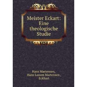   Studie Hans Lassen Martensen , Eckhart Hans Martensen Books