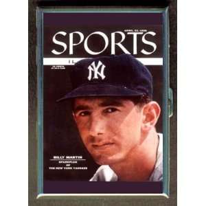 BILLY MARTIN NY YANKEES 1956 ID Holder, Cigarette Case or Wallet MADE 