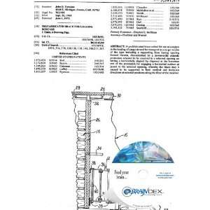  NEW Patent CD for PREFABRICATED BRACE FOR LOADING BOXCARS 