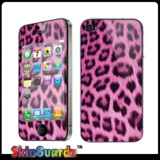 Pink Cheetah Vinyl Case Decal Skin To Cover Your VERIZON APPLE IPHONE 